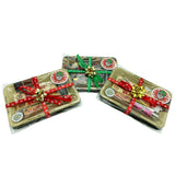 RAW Black -  Rolling Tray Christmas Gift Set with Magnetic Cover - Small