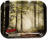 RAW - Smokey Forest Metal Rolling Tray