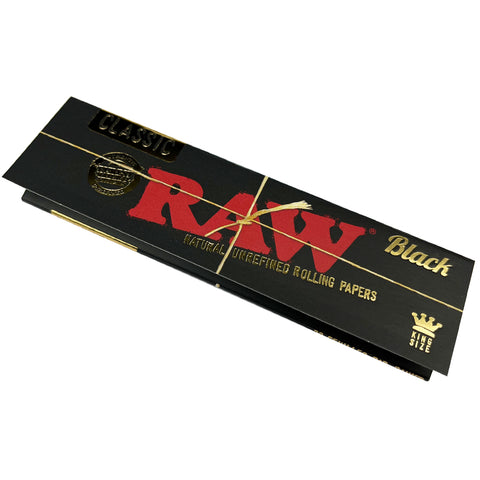 Raw Black - Classic "WIDE" Kingsize  - Rolling Papers