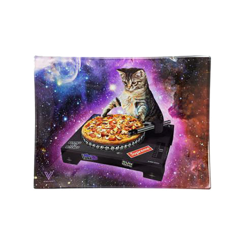 V Syndicate - Pussy Cat DJ Glass Rolling Tray