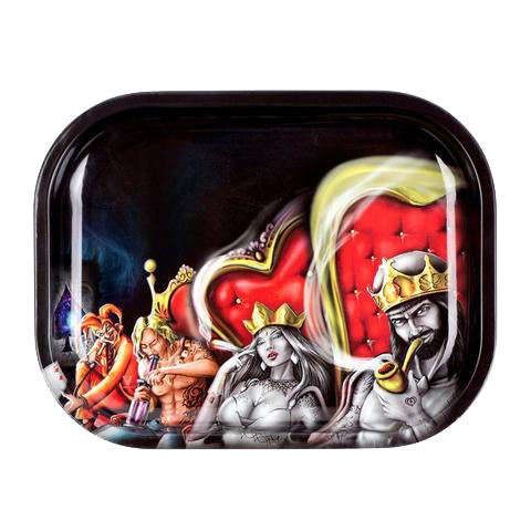 Royal Highness Court - Metal Rolling Tray by V Syndicate